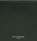 Porte monnaie zippé avec porte cartes amovible Albertine en cuir grainé