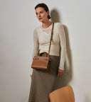 Petit sac à main Emilie en cuir grainé