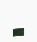 Porte cartes large zippé Lucien en cuir grainé