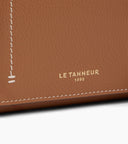 Petit portefeuille à rabat Louison en cuir grainé